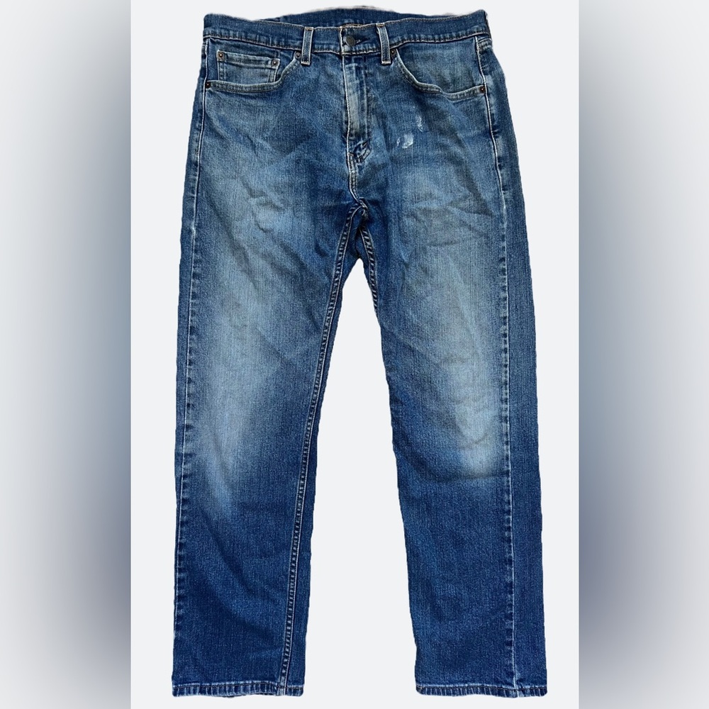 Levi's 505 Men's Jeans 32x30 Blue, Regular Fit, Straight Leg, Medium Wash Denim